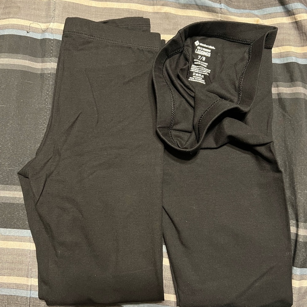 2 pair girls leggings 7/8